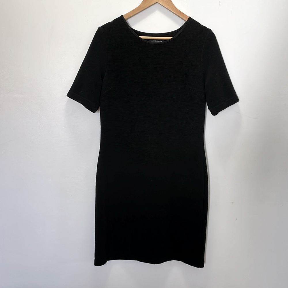 Mario Serrani Black Dress